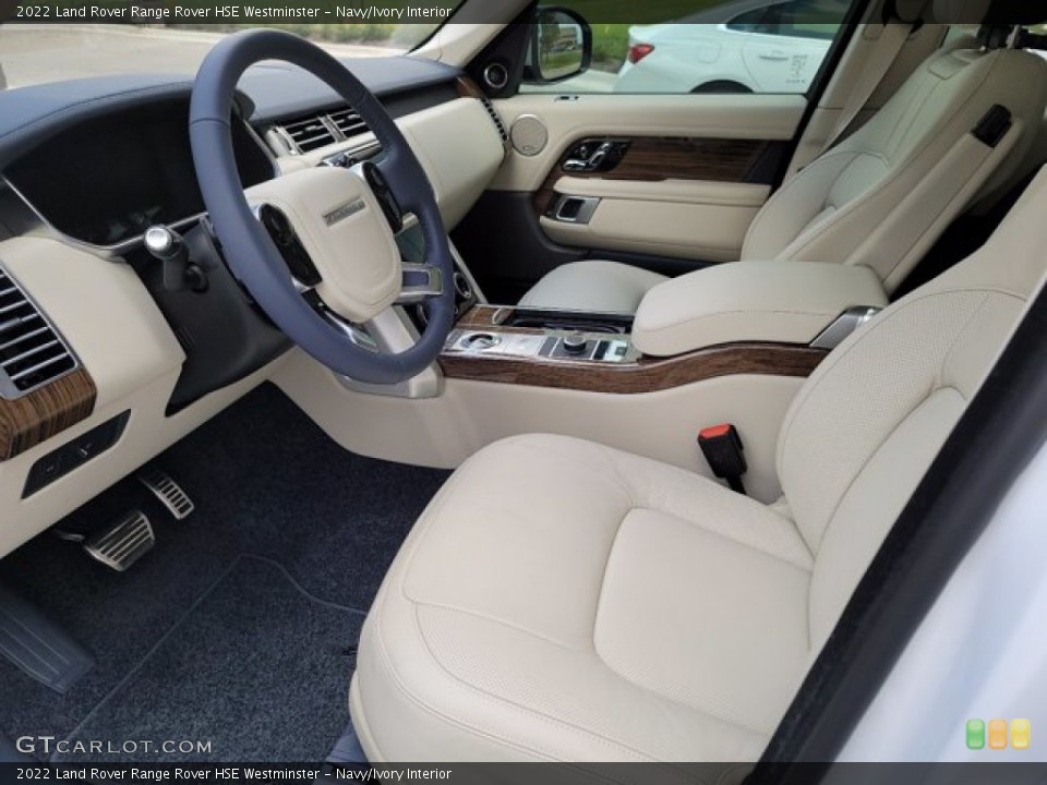 Navy/Ivory Interior Front Seat for the 2022 Land Rover Range Rover HSE Westminster #143487149
