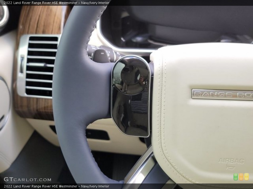 Navy/Ivory Interior Steering Wheel for the 2022 Land Rover Range Rover HSE Westminster #143487185