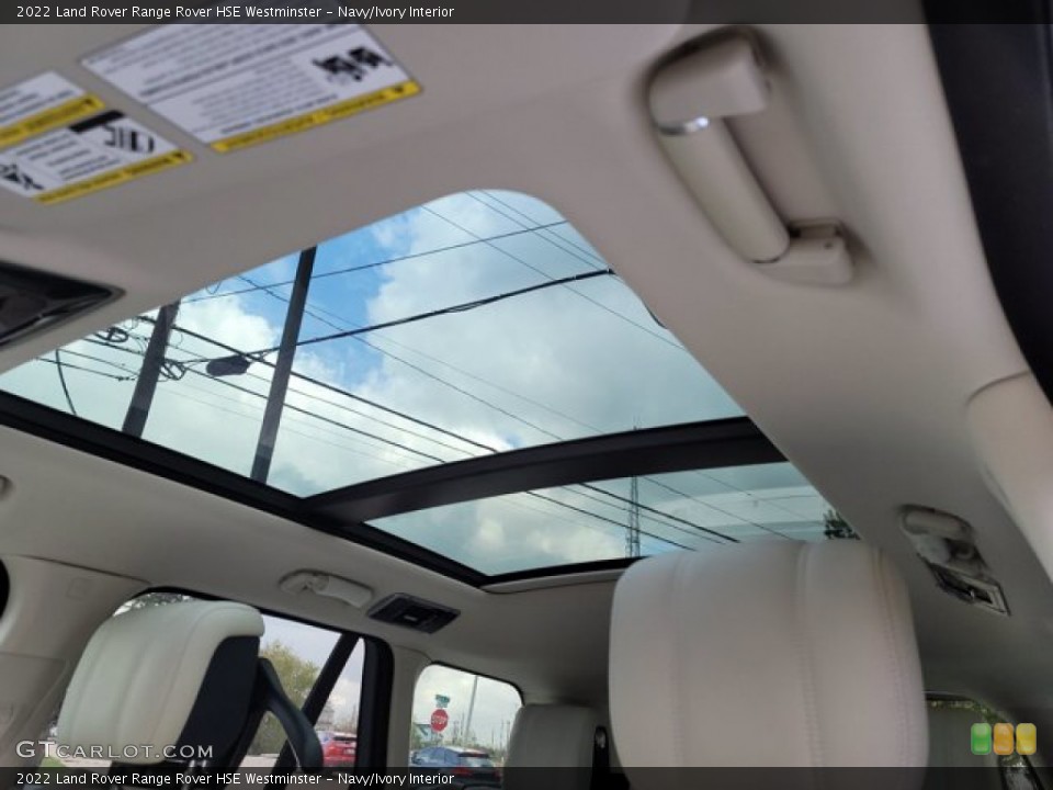 Navy/Ivory Interior Sunroof for the 2022 Land Rover Range Rover HSE Westminster #143487326