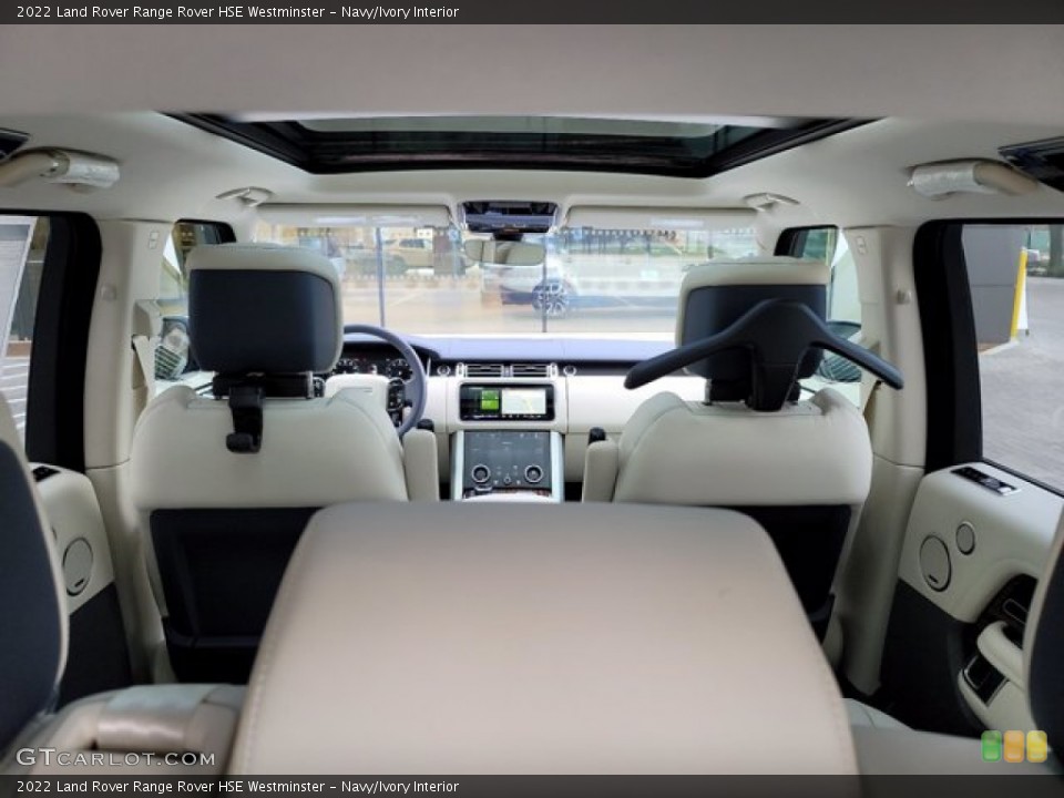 Navy/Ivory Interior Rear Seat for the 2022 Land Rover Range Rover HSE Westminster #143487368
