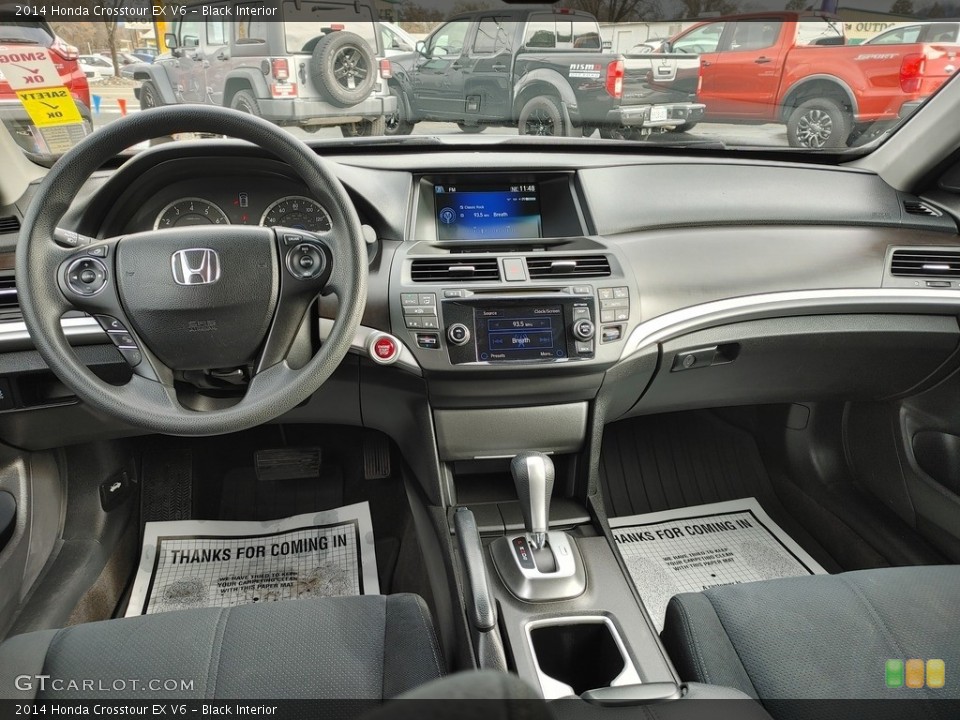 Black Interior Dashboard for the 2014 Honda Crosstour EX V6 #143488037