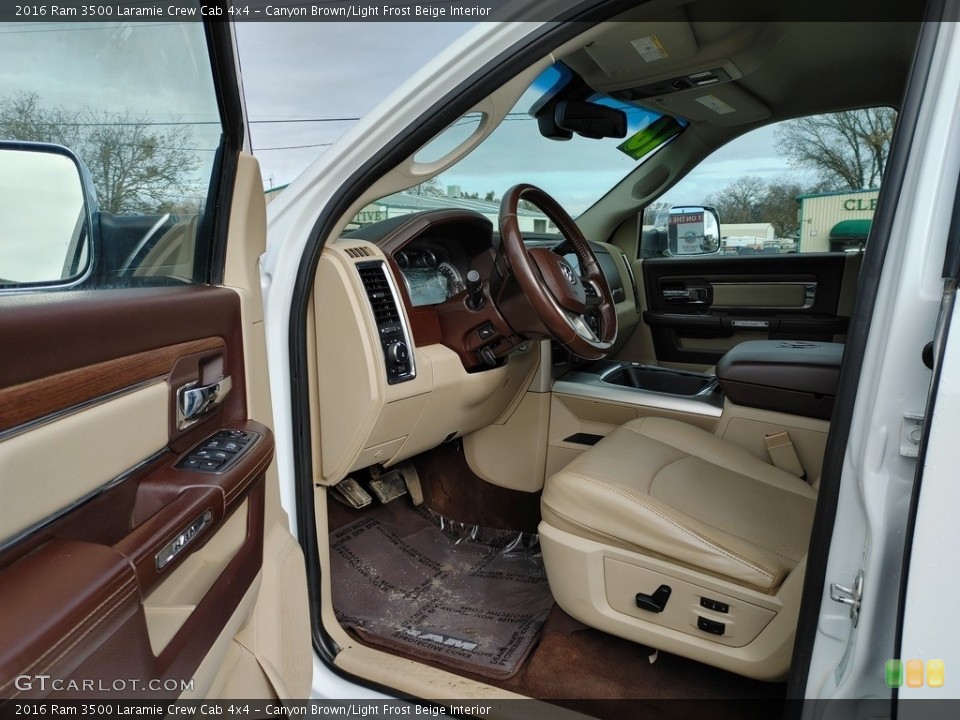 Canyon Brown/Light Frost Beige Interior Photo for the 2016 Ram 3500 Laramie Crew Cab 4x4 #143488250