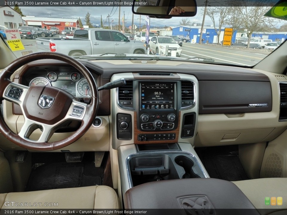 Canyon Brown/Light Frost Beige Interior Photo for the 2016 Ram 3500 Laramie Crew Cab 4x4 #143488277