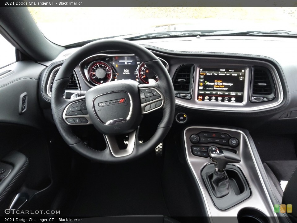 Black Interior Dashboard for the 2021 Dodge Challenger GT #143494626