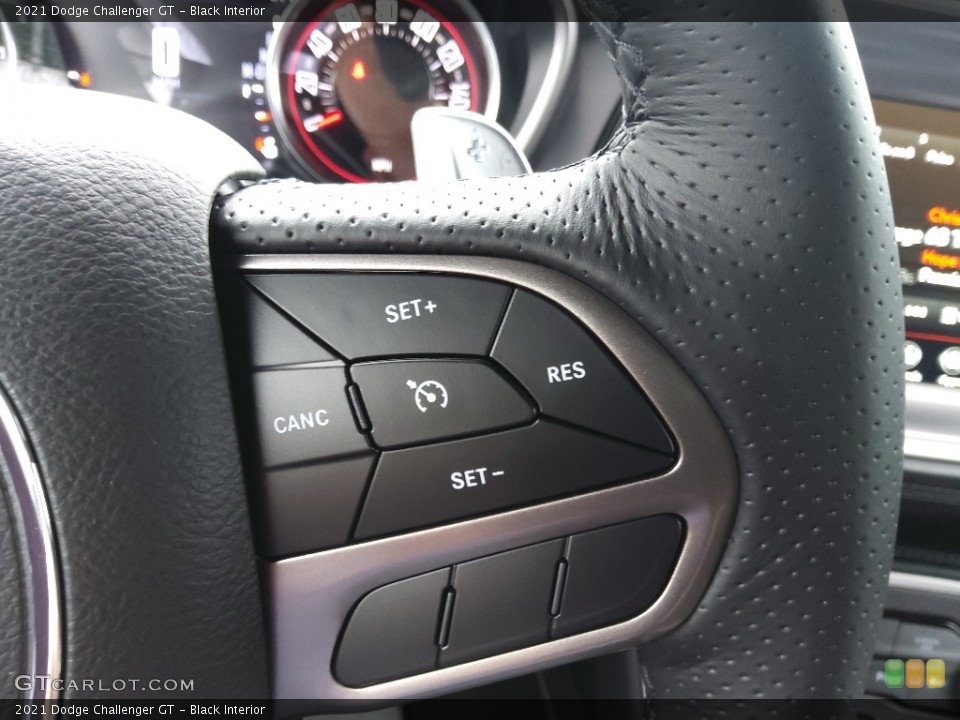 Black Interior Steering Wheel for the 2021 Dodge Challenger GT #143494659