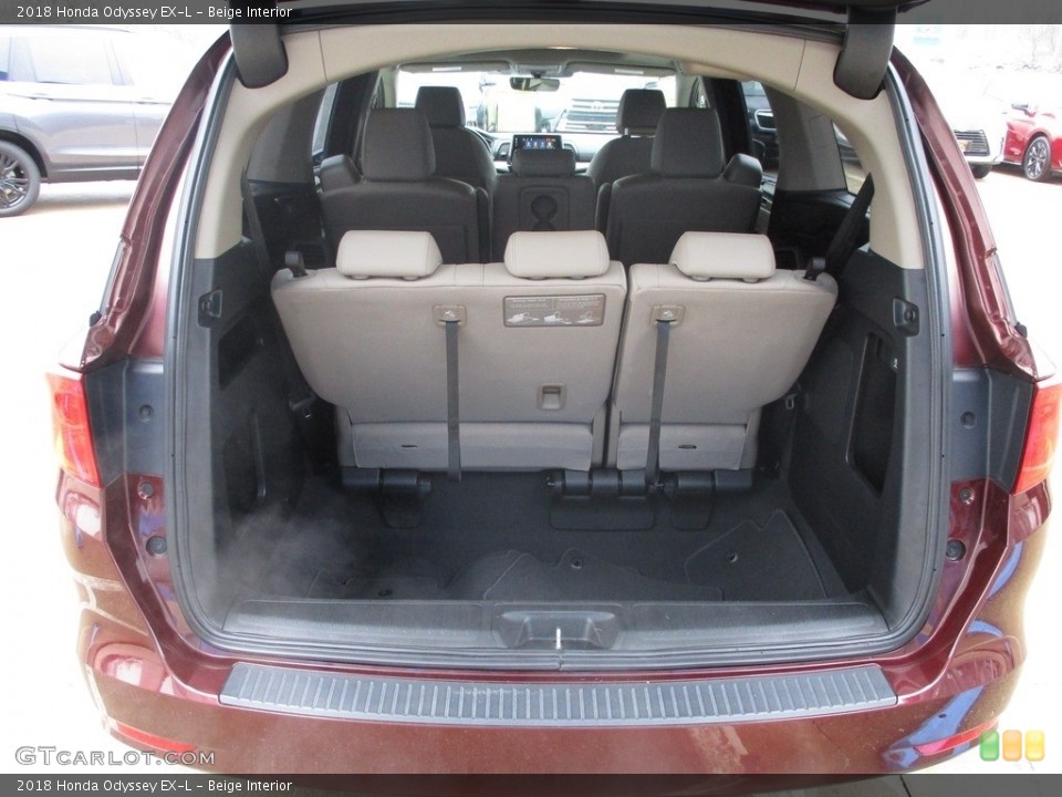 Beige Interior Trunk for the 2018 Honda Odyssey EX-L #143494869