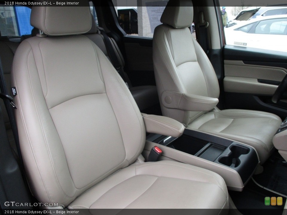 Beige Interior Front Seat for the 2018 Honda Odyssey EX-L #143494953