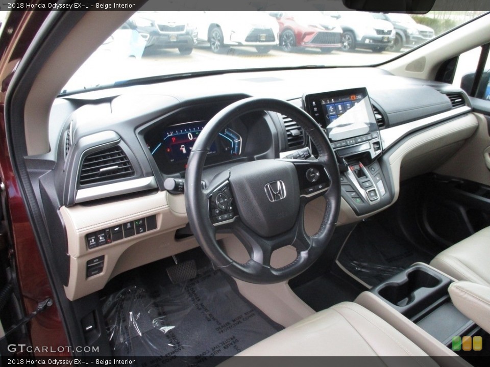 Beige 2018 Honda Odyssey Interiors