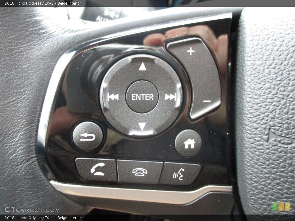 Beige Interior Controls for the 2018 Honda Odyssey EX-L #143495209