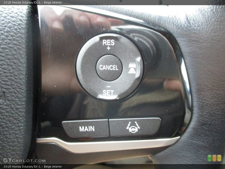 Beige Interior Controls for the 2018 Honda Odyssey EX-L #143495223