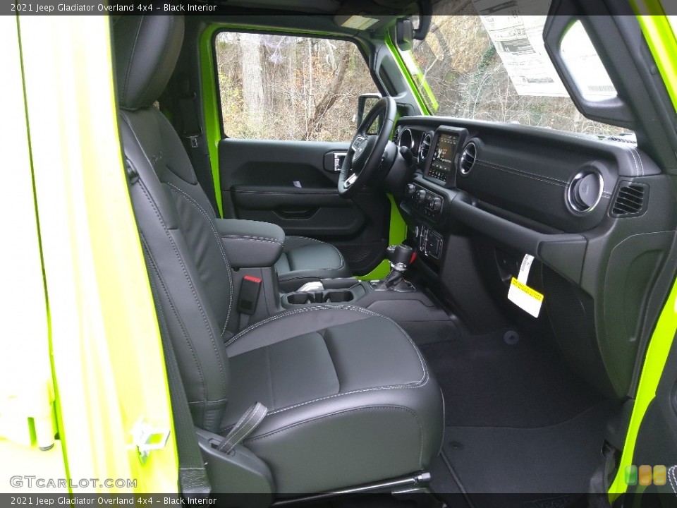 Black Interior Front Seat for the 2021 Jeep Gladiator Overland 4x4 #143495583