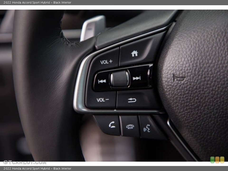 Black Interior Steering Wheel for the 2022 Honda Accord Sport Hybrid #143498253