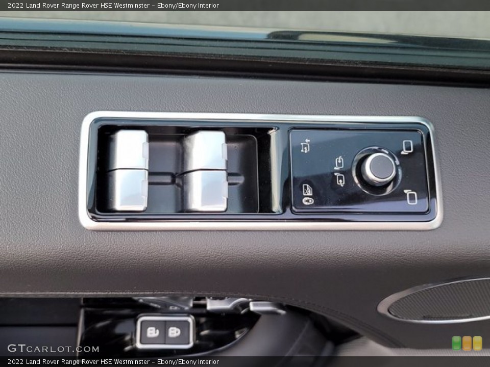 Ebony/Ebony Interior Controls for the 2022 Land Rover Range Rover HSE Westminster #143499890