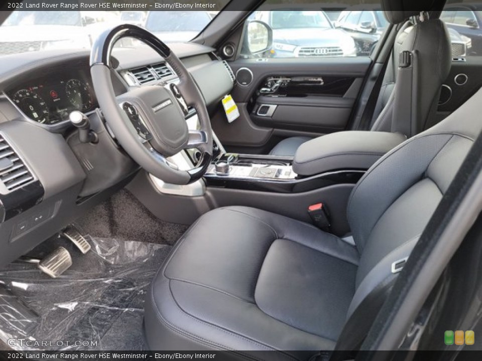 Ebony/Ebony Interior Photo for the 2022 Land Rover Range Rover HSE Westminster #143499908