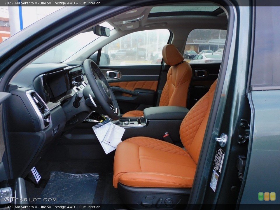 Rust Interior Photo for the 2022 Kia Sorento X-Line SX Prestige AWD #143499926