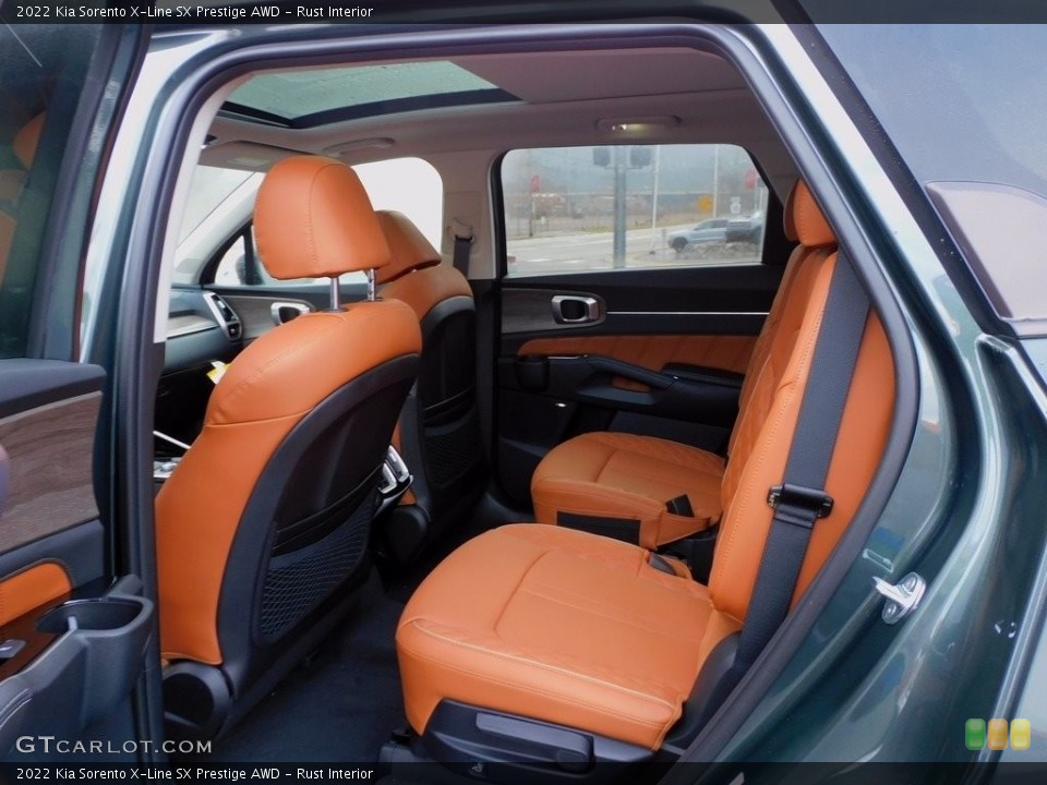 Rust Interior Rear Seat for the 2022 Kia Sorento X-Line SX Prestige AWD #143499950
