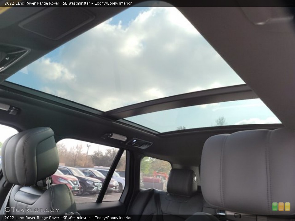 Ebony/Ebony Interior Sunroof for the 2022 Land Rover Range Rover HSE Westminster #143500064