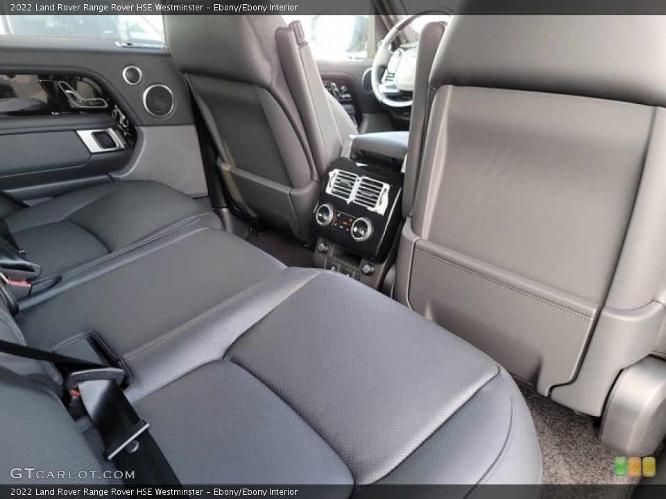 Ebony/Ebony Interior Rear Seat for the 2022 Land Rover Range Rover HSE Westminster #143500127