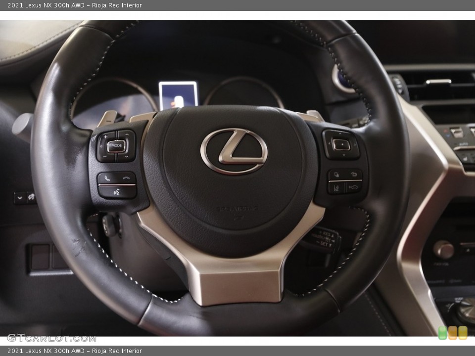 Rioja Red Interior Steering Wheel for the 2021 Lexus NX 300h AWD #143500214