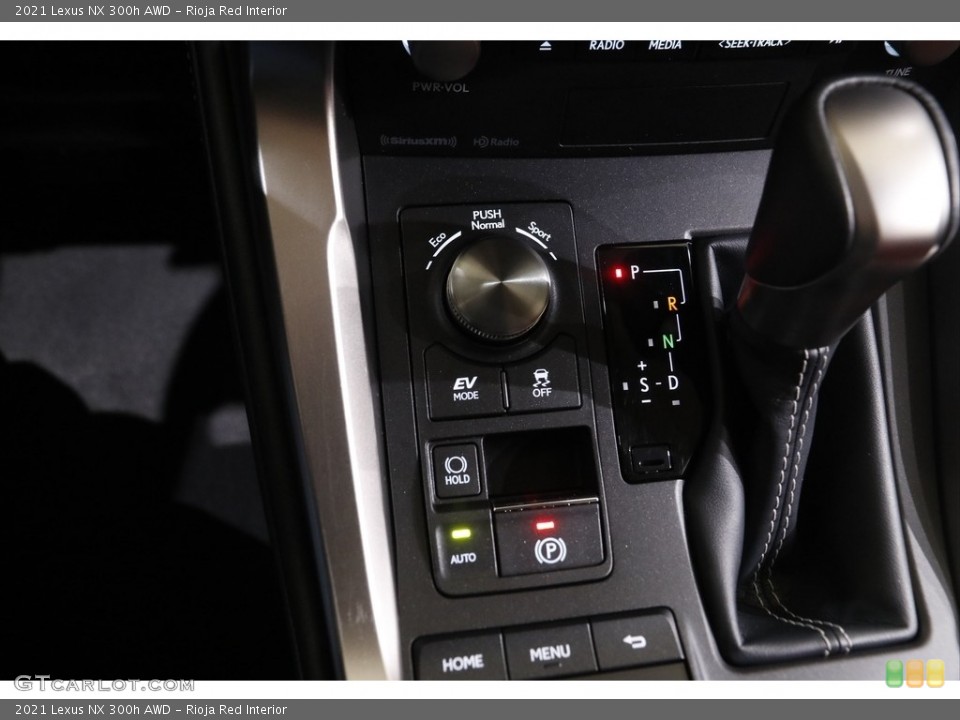 Rioja Red Interior Controls for the 2021 Lexus NX 300h AWD #143500349