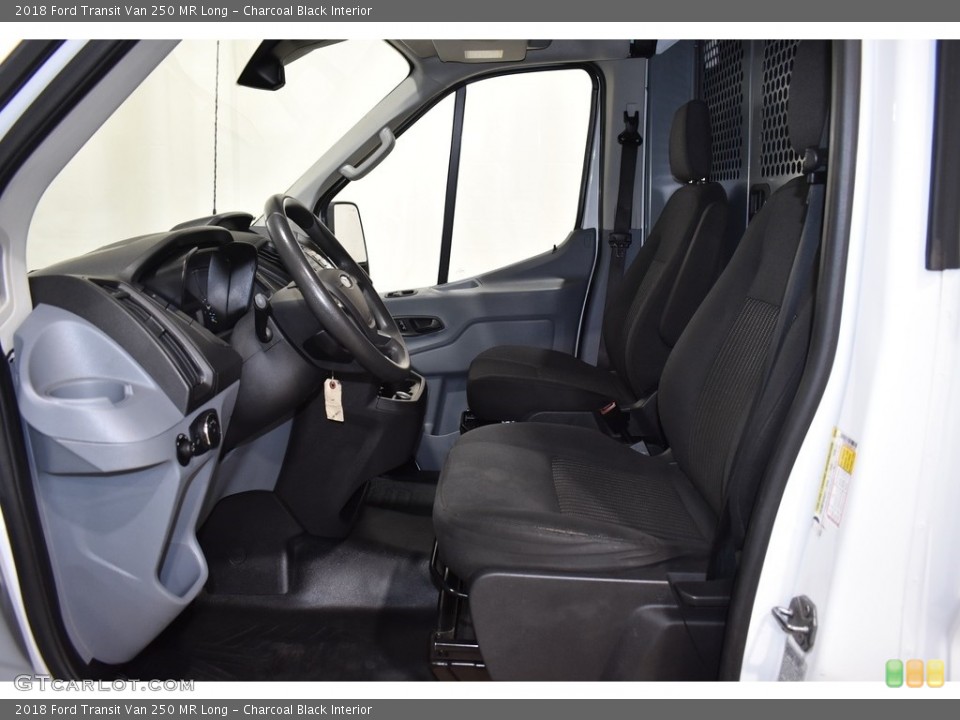 Charcoal Black Interior Front Seat for the 2018 Ford Transit Van 250 MR Long #143504887