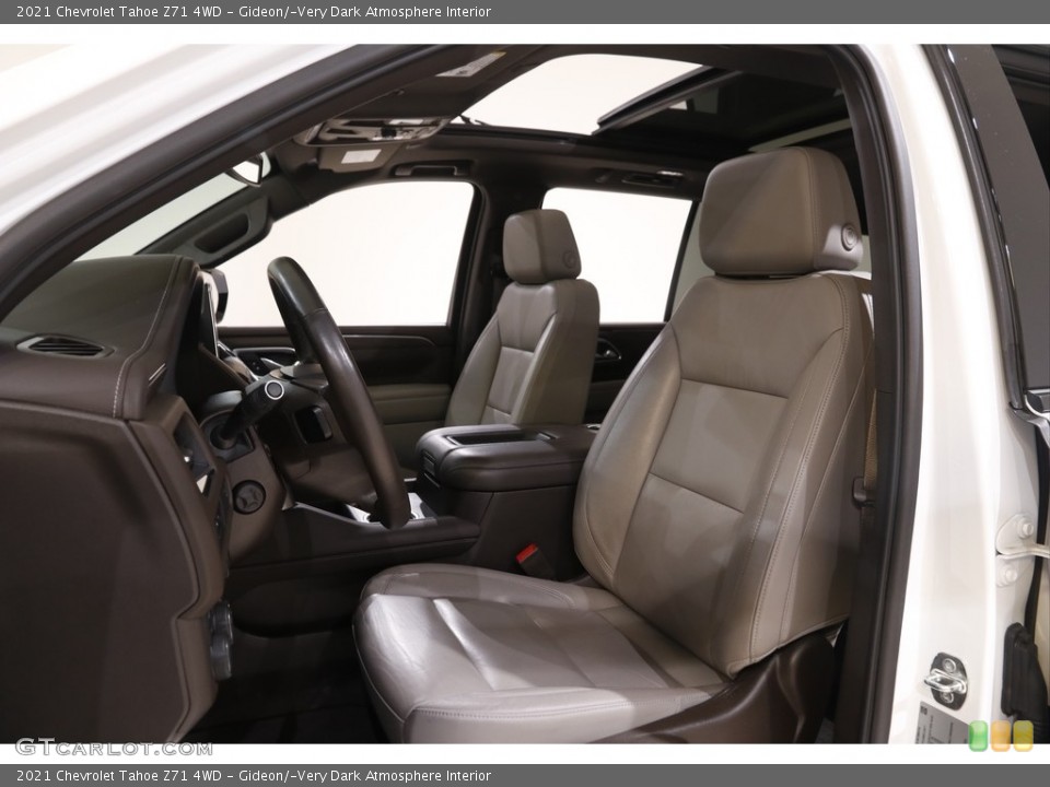 Gideon/­Very Dark Atmosphere Interior Front Seat for the 2021 Chevrolet Tahoe Z71 4WD #143506621