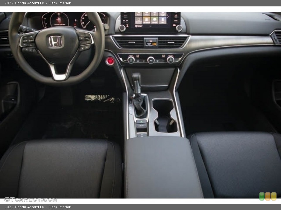 Black Interior Dashboard for the 2022 Honda Accord LX #143512836