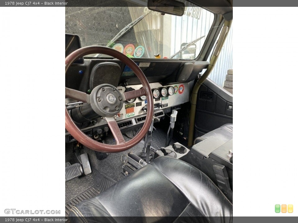 Black Interior Photo for the 1978 Jeep CJ7 4x4 #143513362