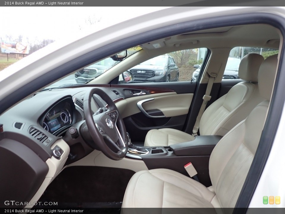 Light Neutral Interior Front Seat for the 2014 Buick Regal AWD #143514717