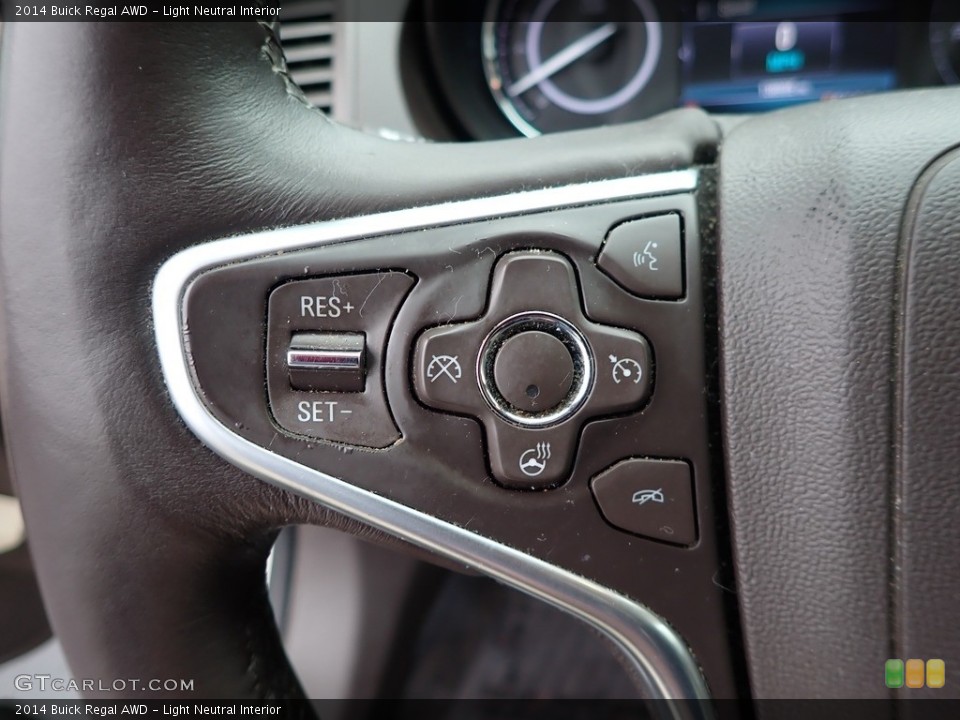 Light Neutral Interior Steering Wheel for the 2014 Buick Regal AWD #143514828