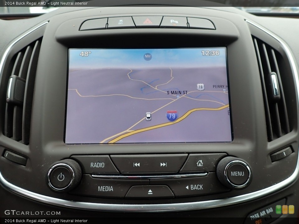 Light Neutral Interior Navigation for the 2014 Buick Regal AWD #143514843
