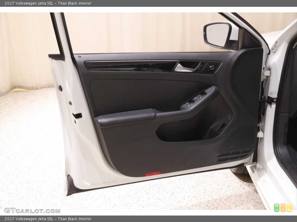 Titan Black Interior Door Panel for the 2017 Volkswagen Jetta SEL #143515767