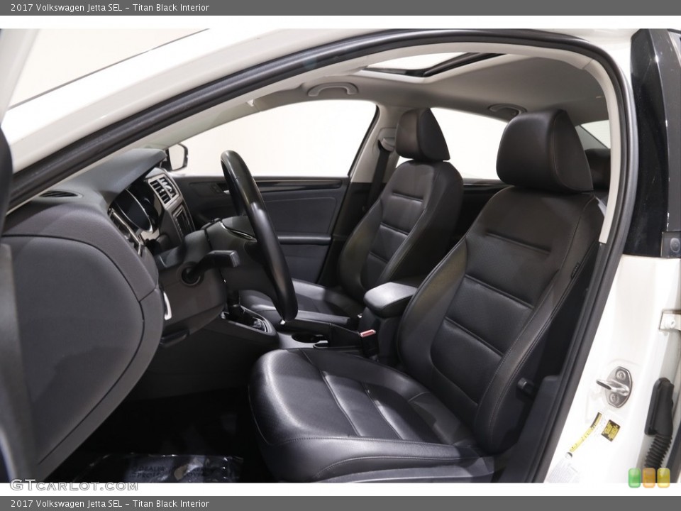 Titan Black Interior Front Seat for the 2017 Volkswagen Jetta SEL #143515782