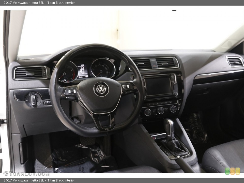 Titan Black Interior Dashboard for the 2017 Volkswagen Jetta SEL #143515794