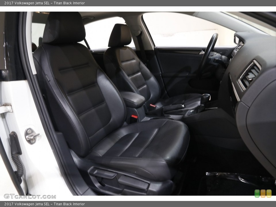 Titan Black Interior Front Seat for the 2017 Volkswagen Jetta SEL #143515902