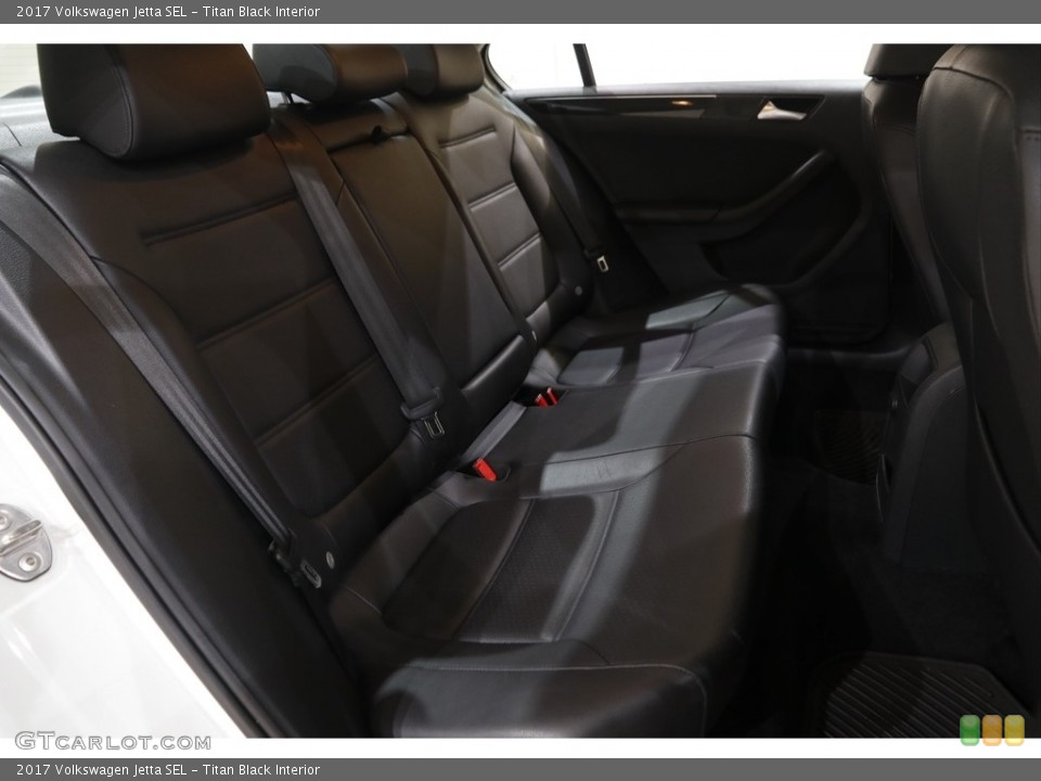 Titan Black Interior Rear Seat for the 2017 Volkswagen Jetta SEL #143515917