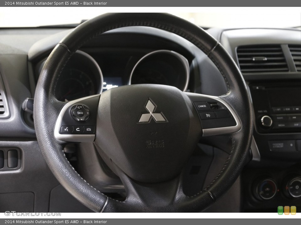 Black Interior Steering Wheel for the 2014 Mitsubishi Outlander Sport ES AWD #143516619