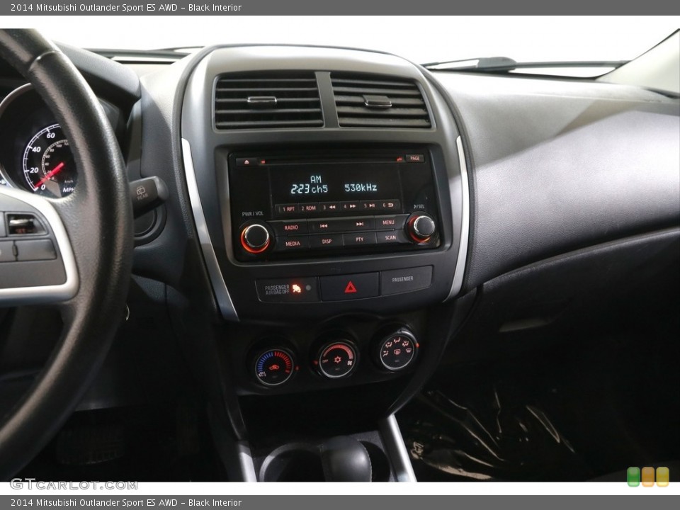 Black Interior Controls for the 2014 Mitsubishi Outlander Sport ES AWD #143516649