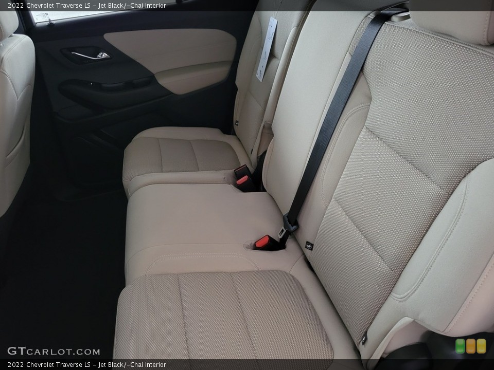 Jet Black/­Chai Interior Rear Seat for the 2022 Chevrolet Traverse LS #143520110
