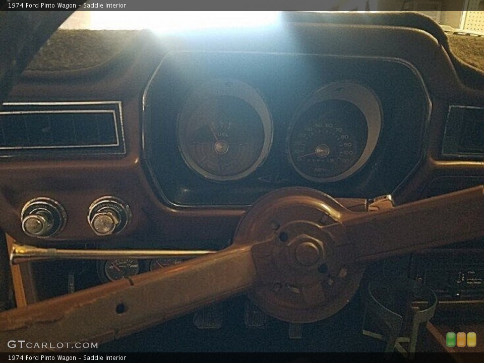 Saddle Interior Gauges for the 1974 Ford Pinto Wagon #143521289
