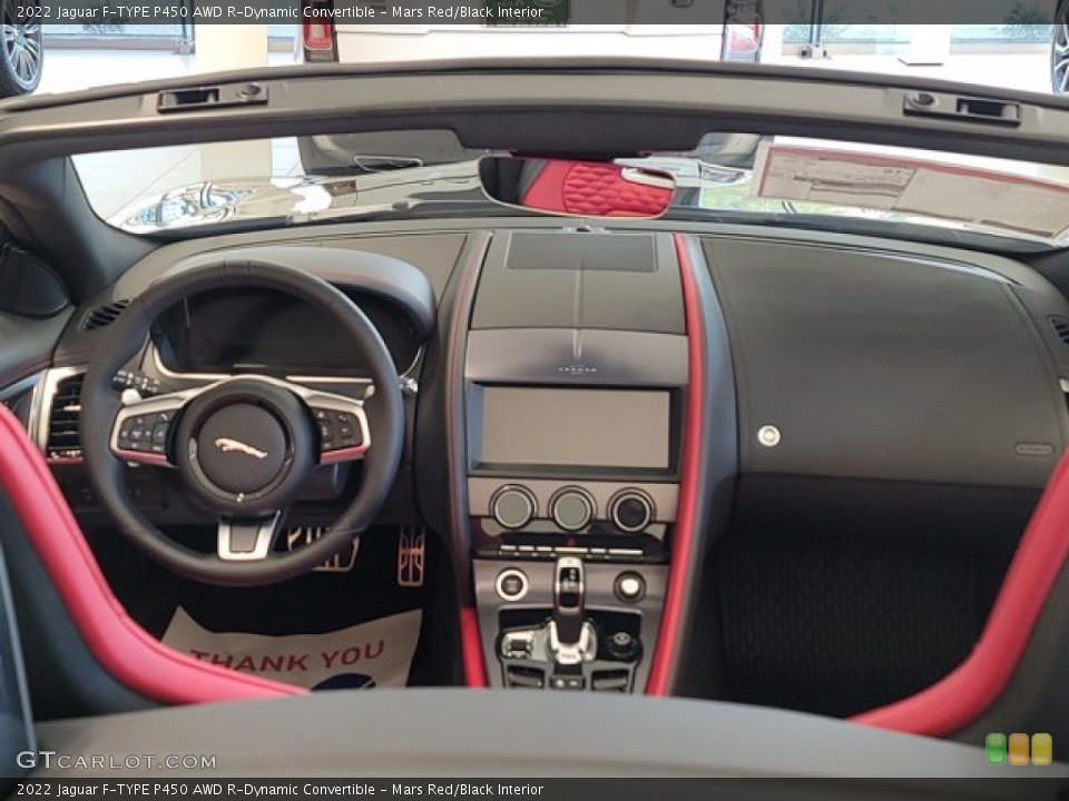 Mars Red/Black Interior Dashboard for the 2022 Jaguar F-TYPE P450 AWD R-Dynamic Convertible #143521835