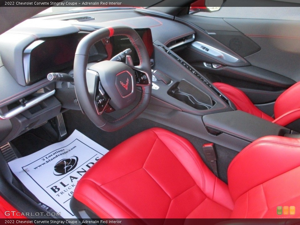 Adrenalin Red Interior Photo for the 2022 Chevrolet Corvette Stingray Coupe #143522564