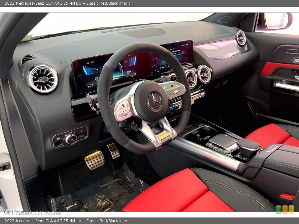 Classic Red/Black 2022 Mercedes-Benz GLA Interiors