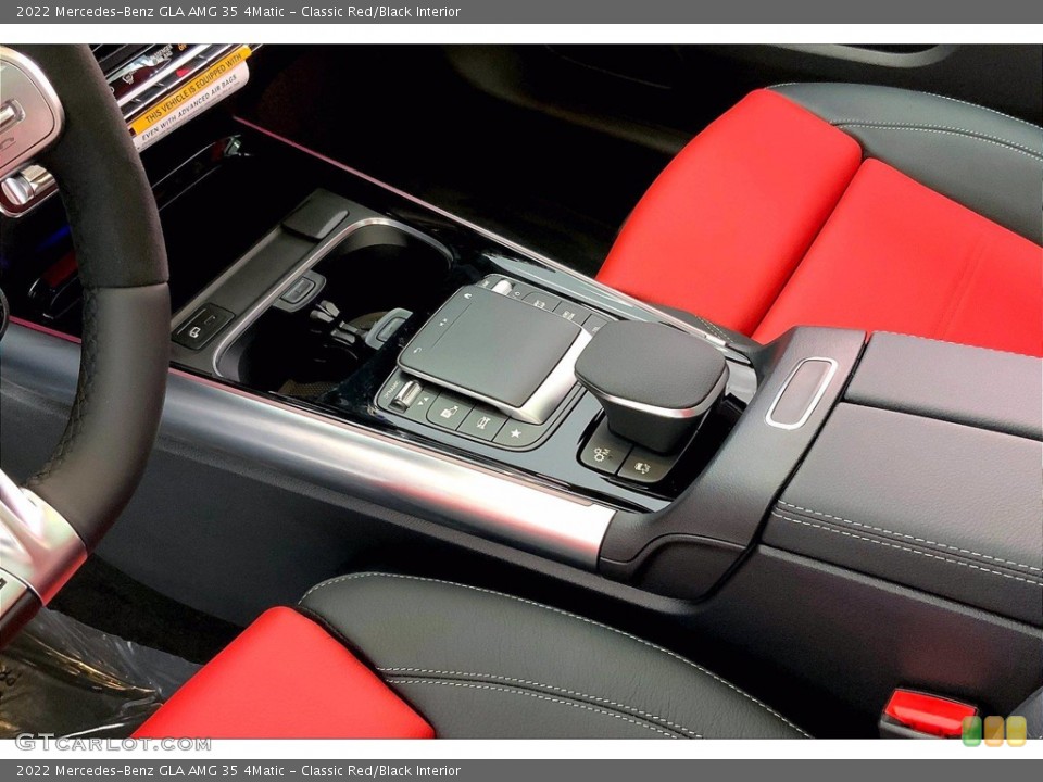 Classic Red/Black Interior Controls for the 2022 Mercedes-Benz GLA AMG 35 4Matic #143525788