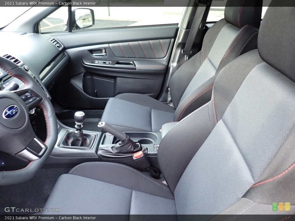 Carbon Black Interior Photo for the 2021 Subaru WRX Premium #143525944