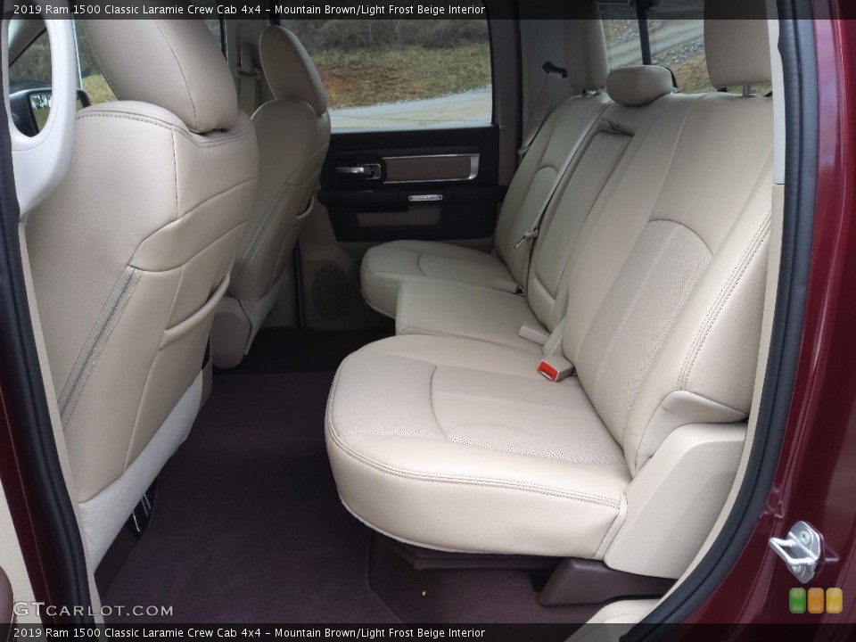 Mountain Brown/Light Frost Beige Interior Rear Seat for the 2019 Ram 1500 Classic Laramie Crew Cab 4x4 #143526370