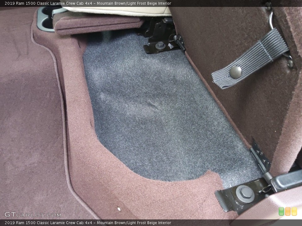 Mountain Brown/Light Frost Beige Interior Rear Seat for the 2019 Ram 1500 Classic Laramie Crew Cab 4x4 #143526397
