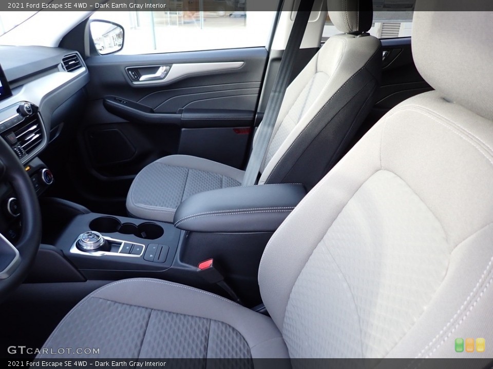 Dark Earth Gray Interior Front Seat for the 2021 Ford Escape SE 4WD #143526700