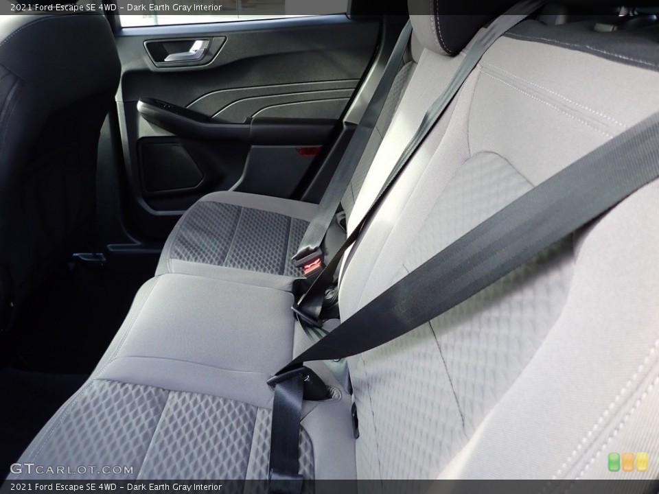 Dark Earth Gray Interior Rear Seat for the 2021 Ford Escape SE 4WD #143526727