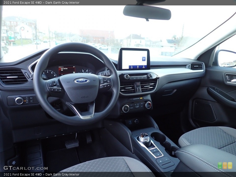 Dark Earth Gray Interior Photo for the 2021 Ford Escape SE 4WD #143526751